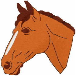 Horses Embroidery Design 2